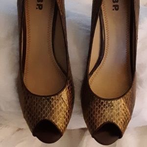 BP. Faux Snakeskin Shoe